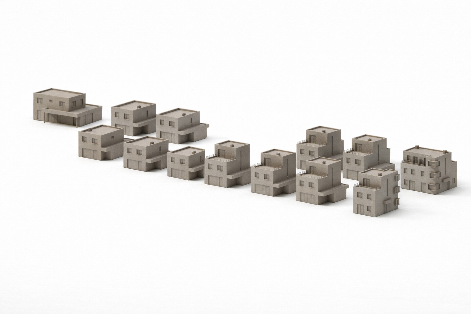 COAST architecten Landgoed Het Caendorp Heiloo exterieur model uit beton